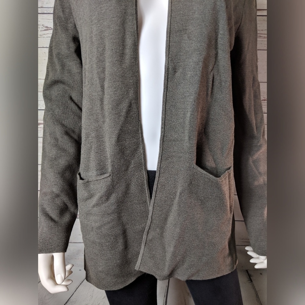 Eileen Fisher S Silk Blend Knit Sweater Cardigan - Picture 5 of 8